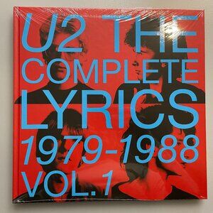 U2 The Complete Lyrics 1979-1988 Hardcover Book Songbook Collectors Book Gift